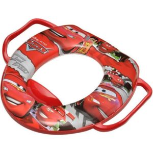 POTTY - ASIENTO PARA INODORO CARS 35,5 X 30,5 X 5, ROJO CEREZA