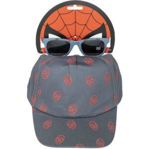 GORRA SET GAFAS DE SOL 2 PIEZAS SPIDERMAN
